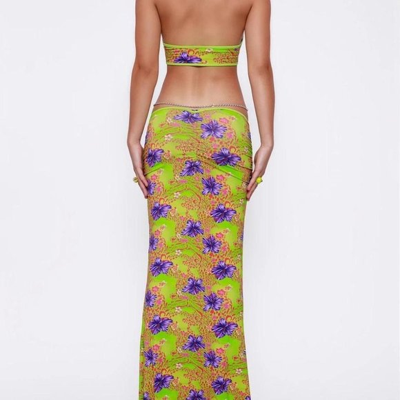 NWT I.AM.GIA. Hibiscus Valera Dress (Size M) - Picture 2 of 7